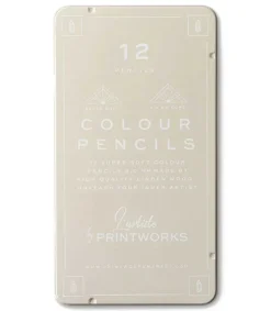 Clearance 12 Crayons De Couleur Classiques Petite Papeterie