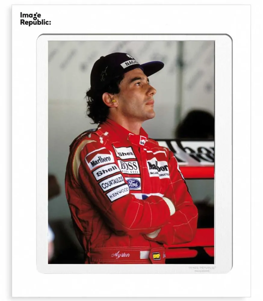 Hot Affiche Ayrton Senna Suzuka 1993 40 X 50 Cm Affiches & Tableaux