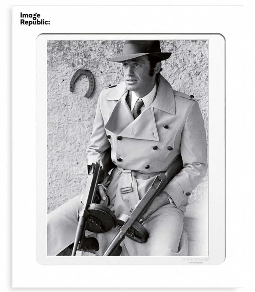 Best Affiche La Galerie "Belmondo Borsalino 1969" 40 X 50 Cm Affiches & Tableaux