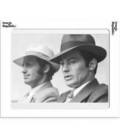 New Affiche La Galerie "Borsalino Delon Belmondo" 40 X 50 Cm Affiches & Tableaux