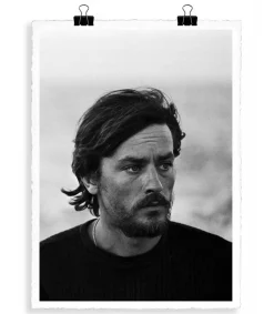 Affiche La Galerie "Delon Barbe" 56 X 76 Cm Affiches & Tableaux