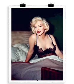Online Affiche La Galerie "Marilyn Monroe Lit" 56 X 76 Cm Affiches & Tableaux