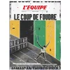 Hot Affiche L'Equipe Bolt 30 X 40Cm Affiches & Tableaux