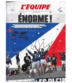Best Affiche L'Equipe De France - All Blacks 50 X 70Cm Affiches & Tableaux