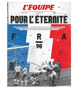 Online Affiche L'Equipe France 98 - 50 X 70Cm Affiches & Tableaux