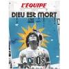 Sale Affiche L'Equipe Maradona 30 X 40Cm Affiches & Tableaux