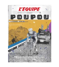 Sale Affiche L'Equipe Poulidor 30 X 40Cm Affiches & Tableaux