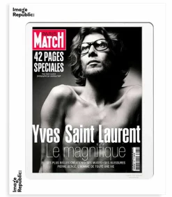 Clearance Affiche Paris Match Yves Saint-Laurent 56 X 76 Cm Affiches & Tableaux