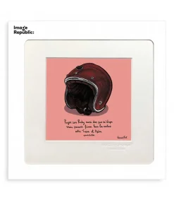 Best Affiche Pas Du Tout Cliche Casque 22 X 22 Cm Affiches & Tableaux