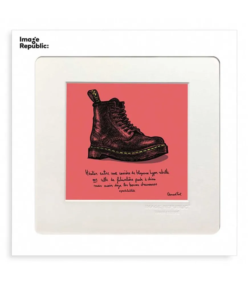 Outlet Affiche Pas Du Tout Cliche Rebelle 22 X 22 Cm Affiches & Tableaux