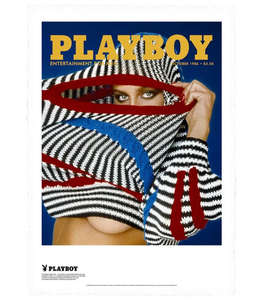 Online Affiche Playboy Couverture Octobre 1986 38 X 56 Cm Affiches & Tableaux
