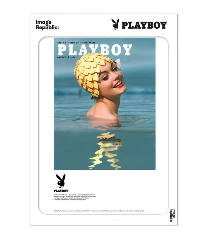 Clearance Affiche Playboy Couverture Aout 1962 38 X 56 Cm Affiches & Tableaux