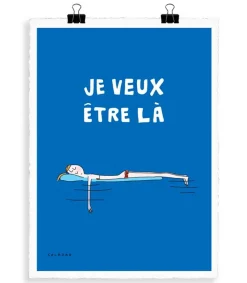 Hot Affiche Soledad "Je Veux Etre La" 56 X 76 Cm Affiches & Tableaux
