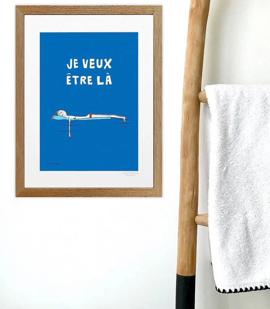 Hot Affiche Soledad "Je Veux Etre La" 56 X 76 Cm Affiches & Tableaux