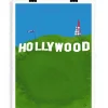 New Affiche Wlpp "Hollywood" 56 X 76 Cm Affiches & Tableaux