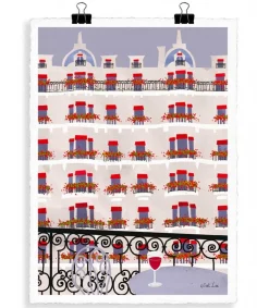Online Affiche Wlpp "Paris Plaza" 56 X 76 Cm Affiches & Tableaux