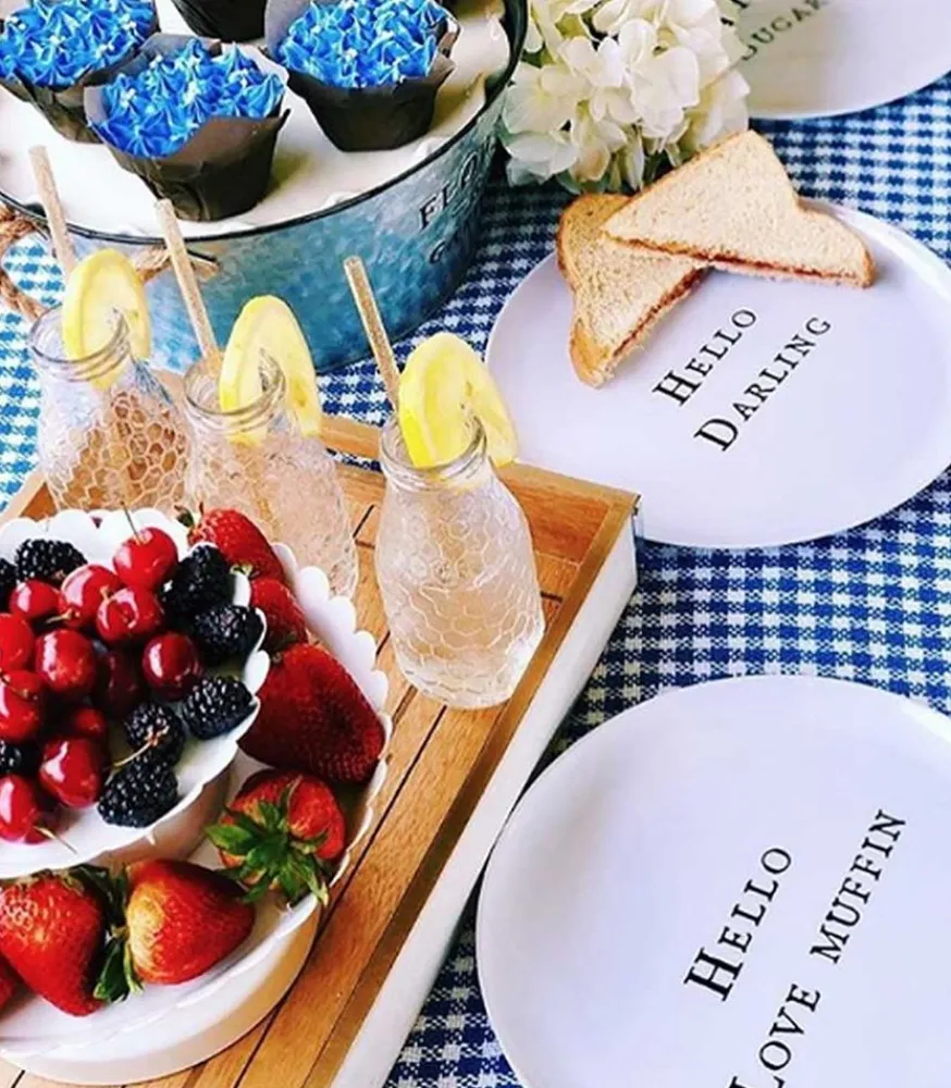 Hot Assiette En Melamine "Hello Sugar Pie" Assiettes & Plats