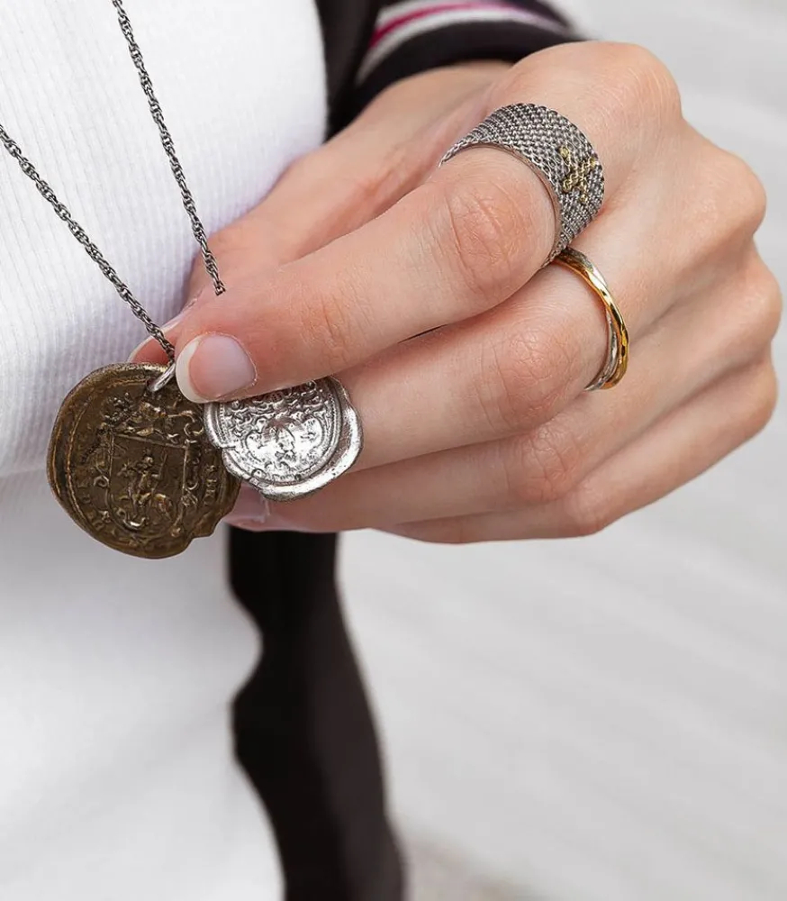 Discount Bague Chain Mail Femme Bagues