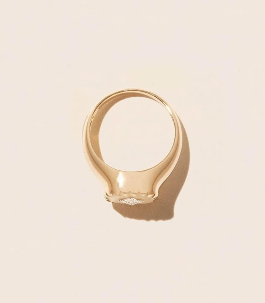 Hot Bague Chevaliere Pierrot Blanc Femme Bagues