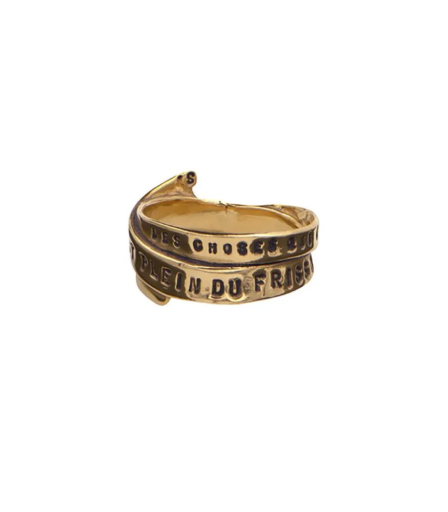 Bague "Frisson" Baudelaire En Vermeil Femme Bagues
