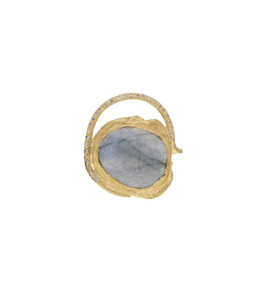 Discount Bague Gaia Labradorite Femme Bagues