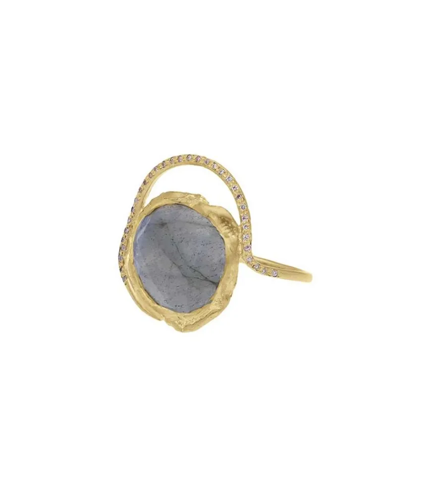 Discount Bague Gaia Labradorite Femme Bagues