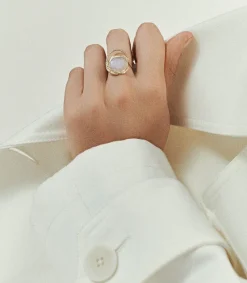 Online Bague Gaia Moonstone Femme Bagues