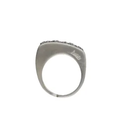 Sale Bague Galet En Email Pail Argent Femme Bagues