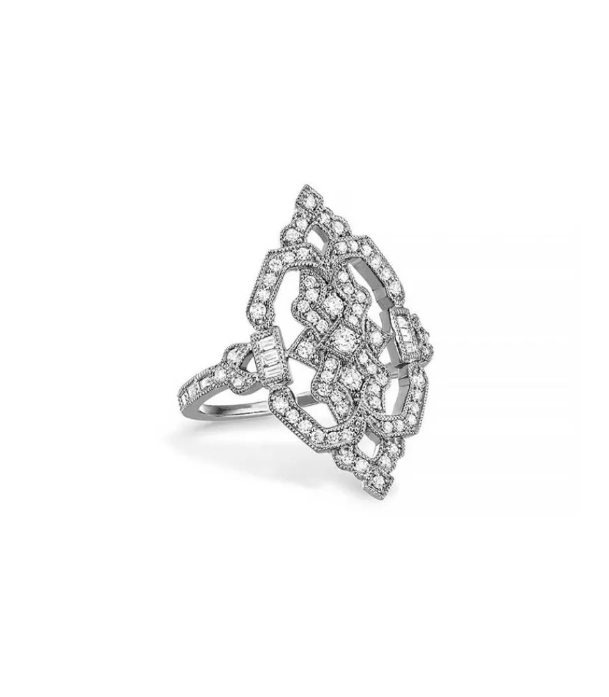 Online Bague Garbo En Or Blanc Et Diamants Femme Bagues