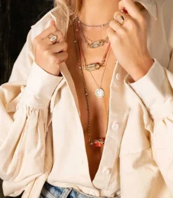 Clearance Bague Mahe Blanc Et Diamants Femme Bagues