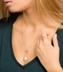 Clearance Bague Mahe Blanc Et Diamants Femme Bagues