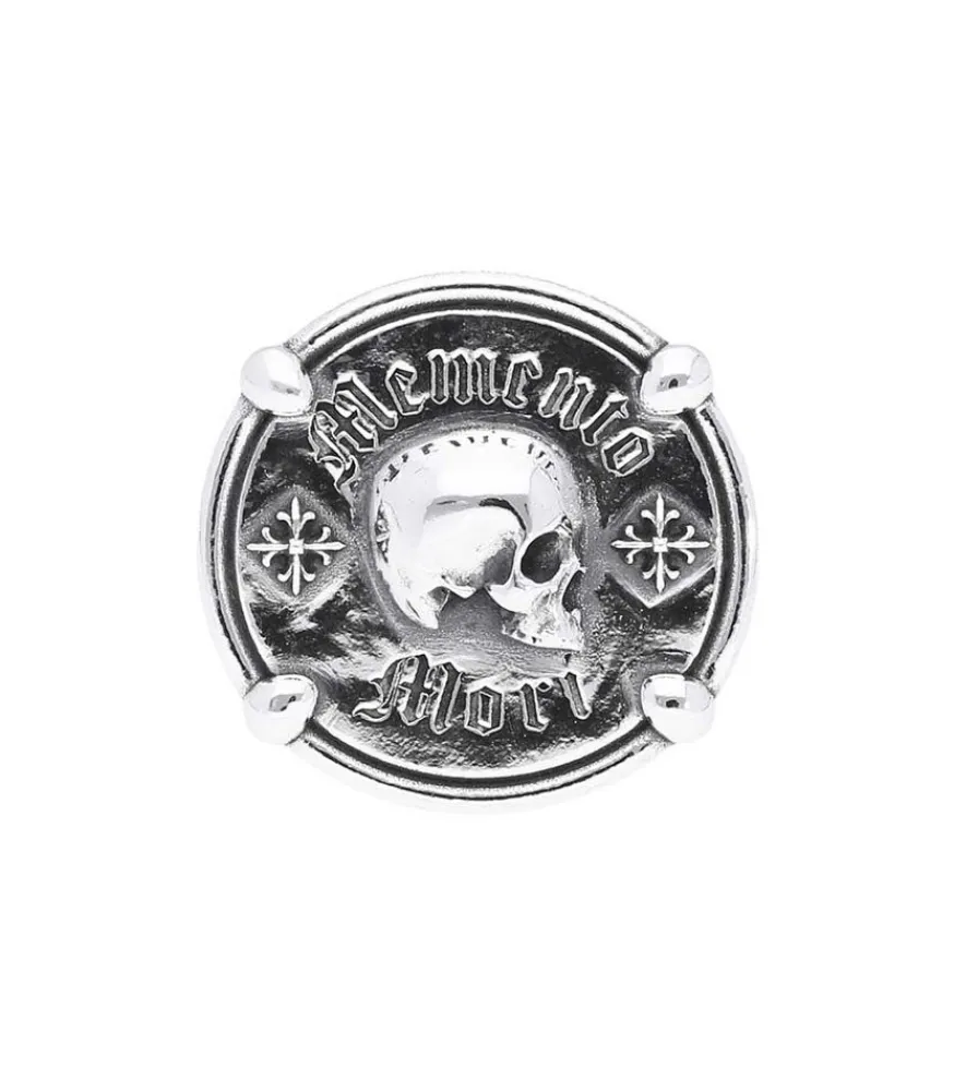 Sale Bague Memento Mori En Argent Femme Bagues