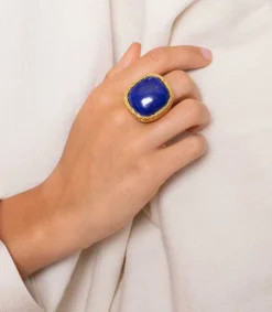 Discount Bague Miki Lapis Lazuli Femme Bagues