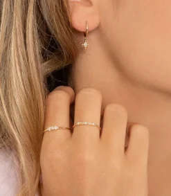 New Bague Monroe Or Jaune Et Diamants Femme Bagues