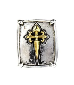 Bague New Cross En Argent Et Or Femme Bagues