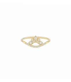 Best Bague Nude Petit Modele Or Jaune Et Diamants Femme Bagues