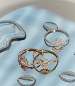 Best Bague Nude Petit Modele Or Jaune Et Diamants Femme Bagues