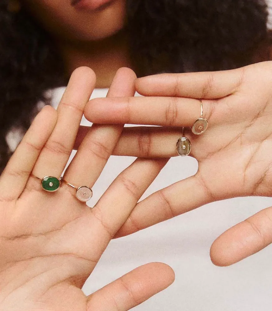 Discount Bague Orso Labradorite Femme Bagues