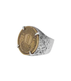 Discount Bague Piece 1 Franc Argent Femme Bagues