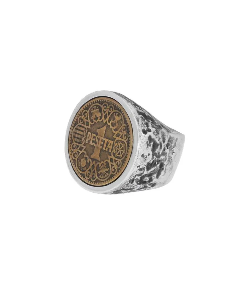 Best Bague Piece 1 Peseta Argent Femme Bagues