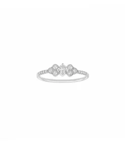 Sale Bague Plein Soleil Petit Modele Or Blanc Et Diamants Femme Bagues