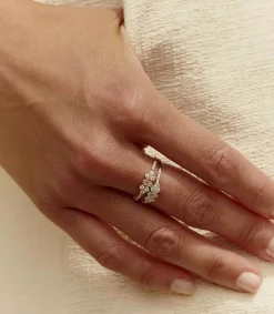 Sale Bague Plein Soleil Petit Modele Or Blanc Et Diamants Femme Bagues