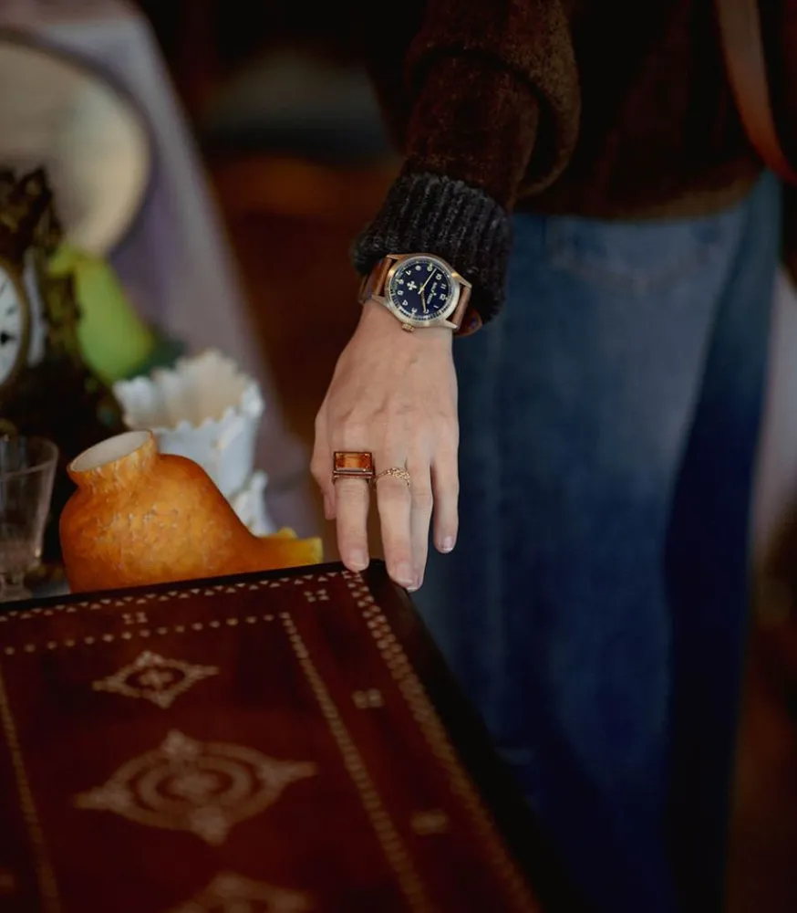 New Bague Poppy Citrine Femme Bagues