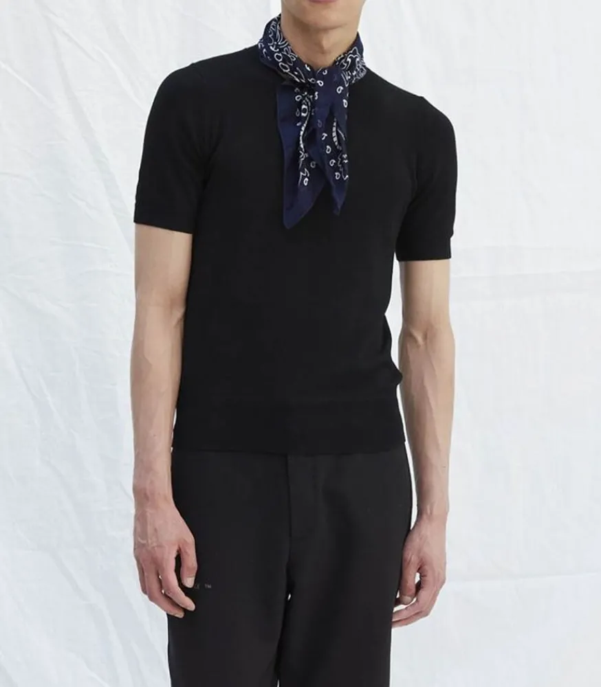 Best Bandana Navy Femme Écharpes & Étoles