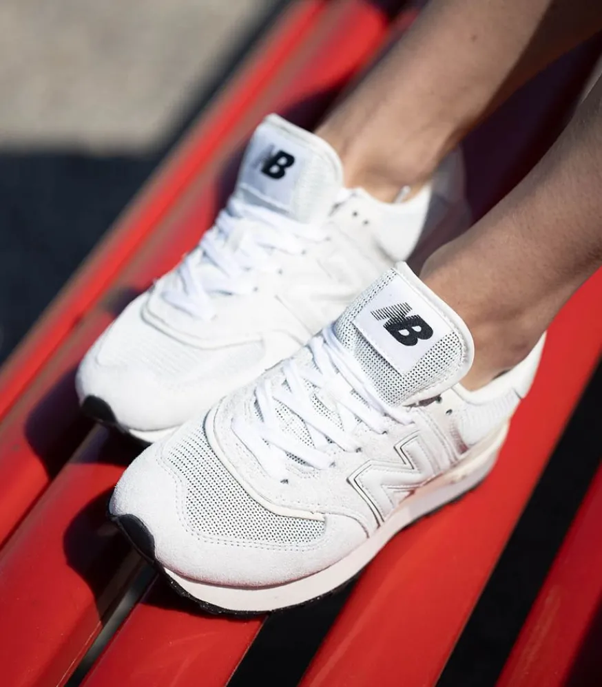 Online Baskets 574 Grey White Femme Baskets