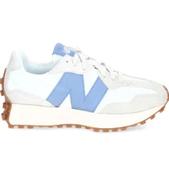 New Baskets 327 Moonbeam Et Mercury Blue Femme Baskets