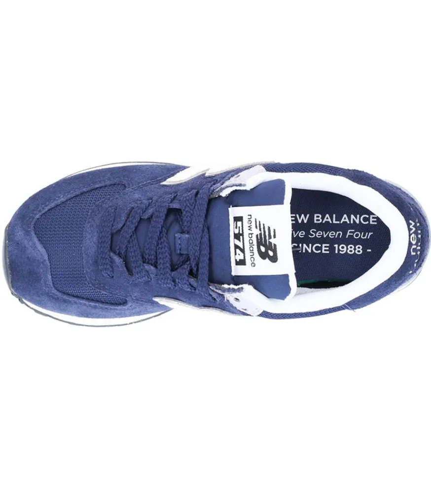 Clearance Baskets 574 Navy Off White Femme Baskets