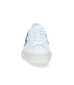 Hot Baskets Campo Chromefree Leather White Black Emeraude Femme Baskets