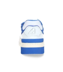 Discount Baskets Clc Blanc Et Bleu Femme Baskets