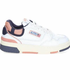 Sale Baskets Clc Blanc, Rose Et Bleu Femme Baskets